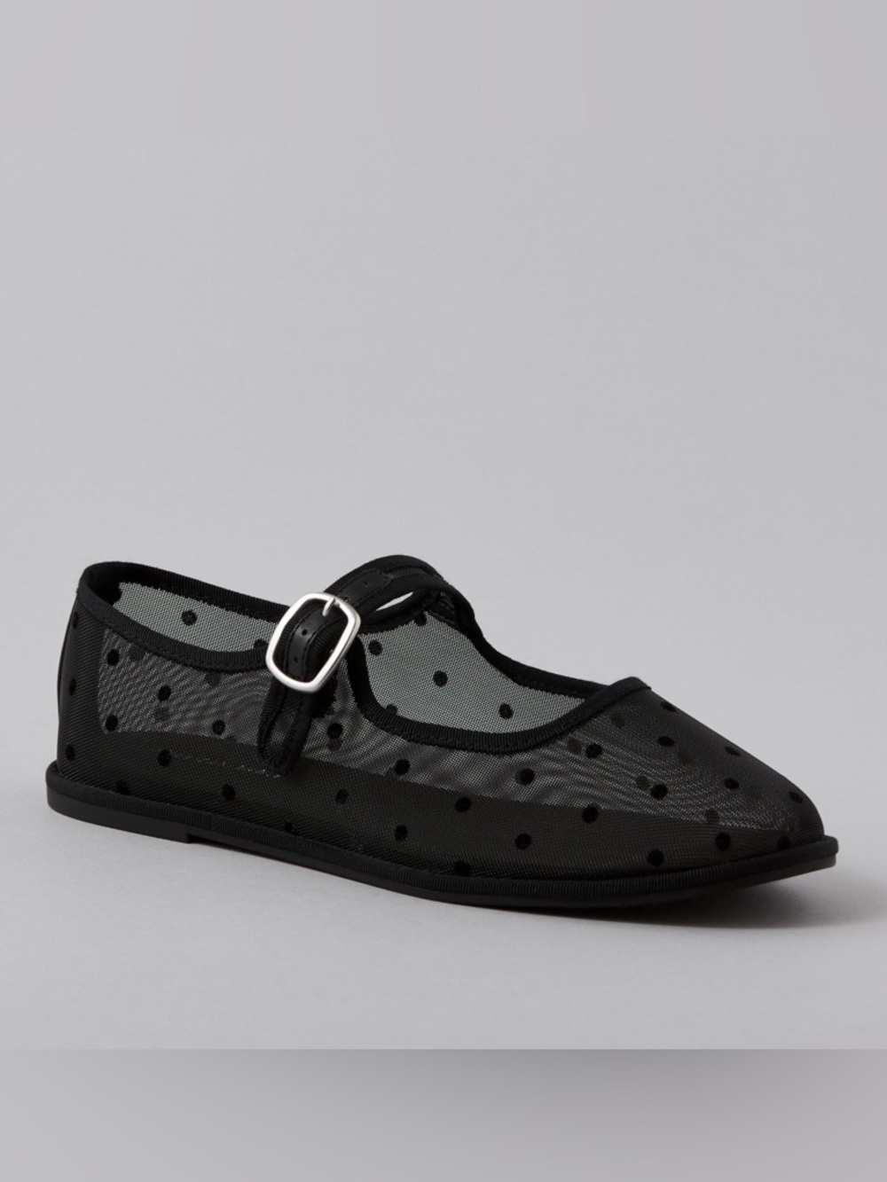New American Sheer Mary Jane Flats